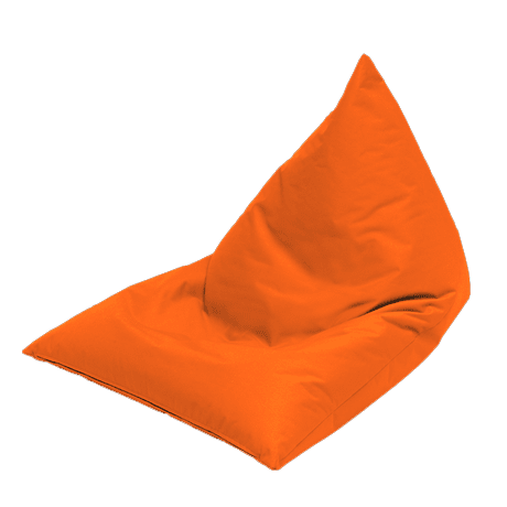 Πουφ Παραλίας Πολυμορφικό Πορτοκαλί Κ23 (120x160cm) Poofomania 10109