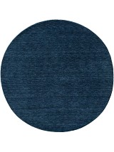 Wool Rug Jamal Blue ø 120 cm round