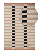 Flat Weave Rug Judith Beige/Black 200x300 cm