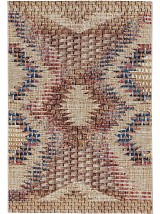 In- & Outdoor-Teppich Kenya Multicolor 15x15 cm Muster