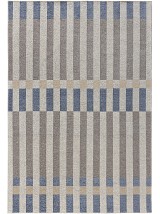 In- & Outdoor-Teppich Kiano Multicolor/Blau 15x15 cm Muster