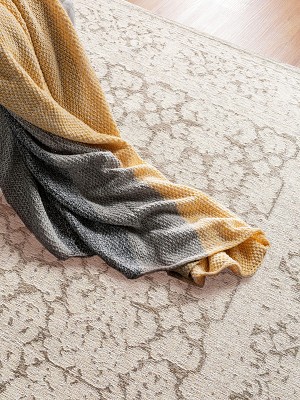 Flachgewebeteppich Tosca Grau 15x15 cm Muster