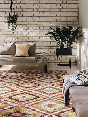 In- & Outdoor-Teppich Artis Multicolor 15x15 cm Muster