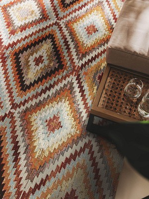 In- & Outdoor-Teppich Artis Multicolor 15x15 cm Muster