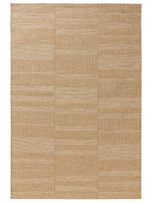 In- & Outdoor-Teppich Como Hellbraun 15x15 cm Muster