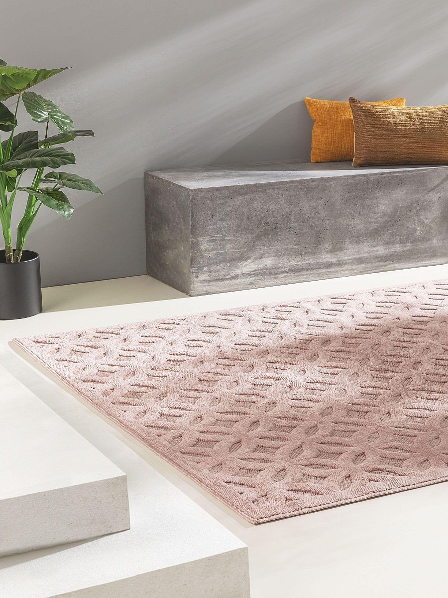 In- & Outdoor-Teppich Bonte Rosa 15x15 cm Muster