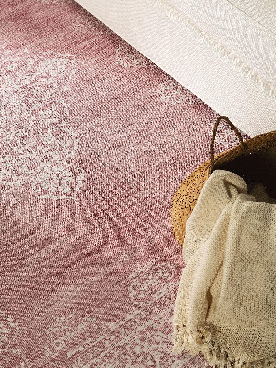Teppich Laury Rosa 15x15 cm Muster