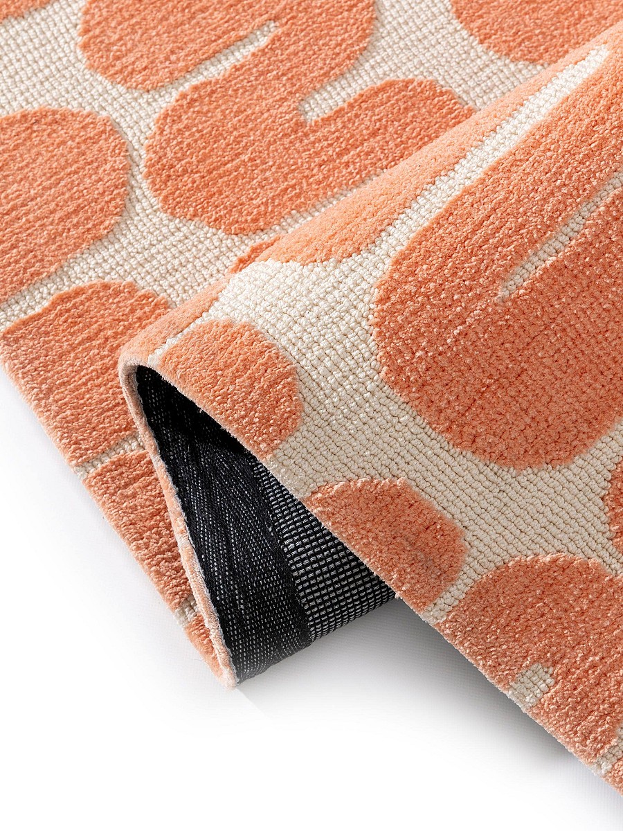Teppich Ally Orange 15x15 cm Muster