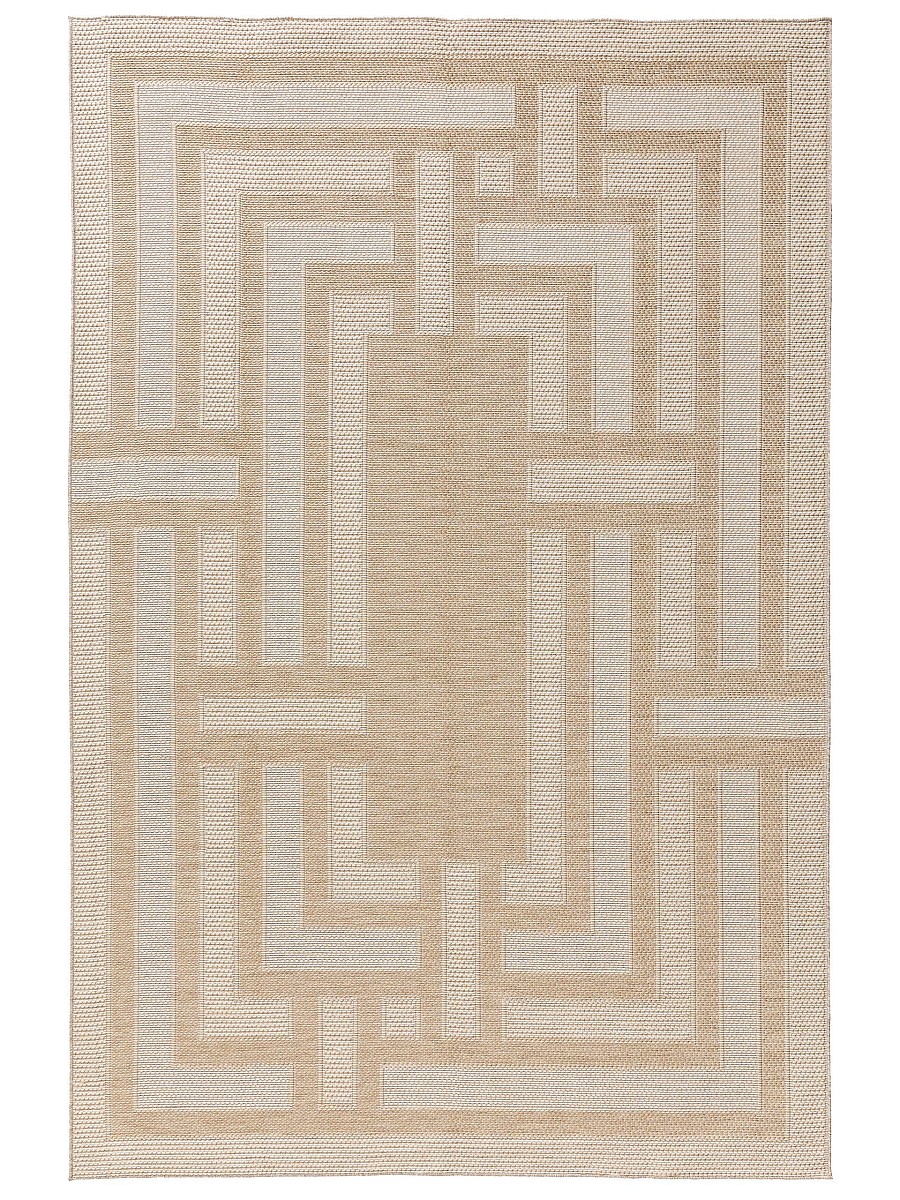 In- & Outdoor-Teppich Bronco Cream 15x15 cm Muster