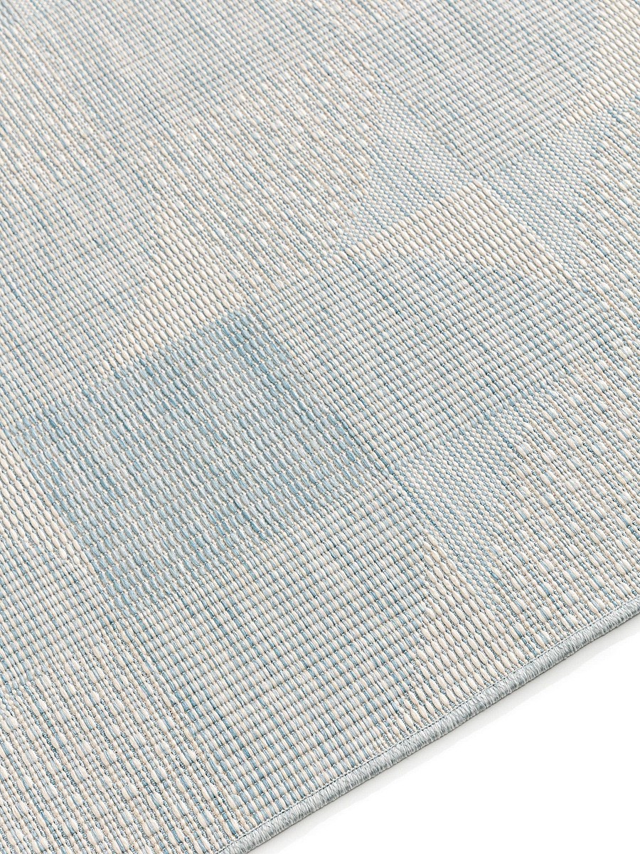 In- & Outdoor-Teppich Bronco Blau 15x15 cm Muster