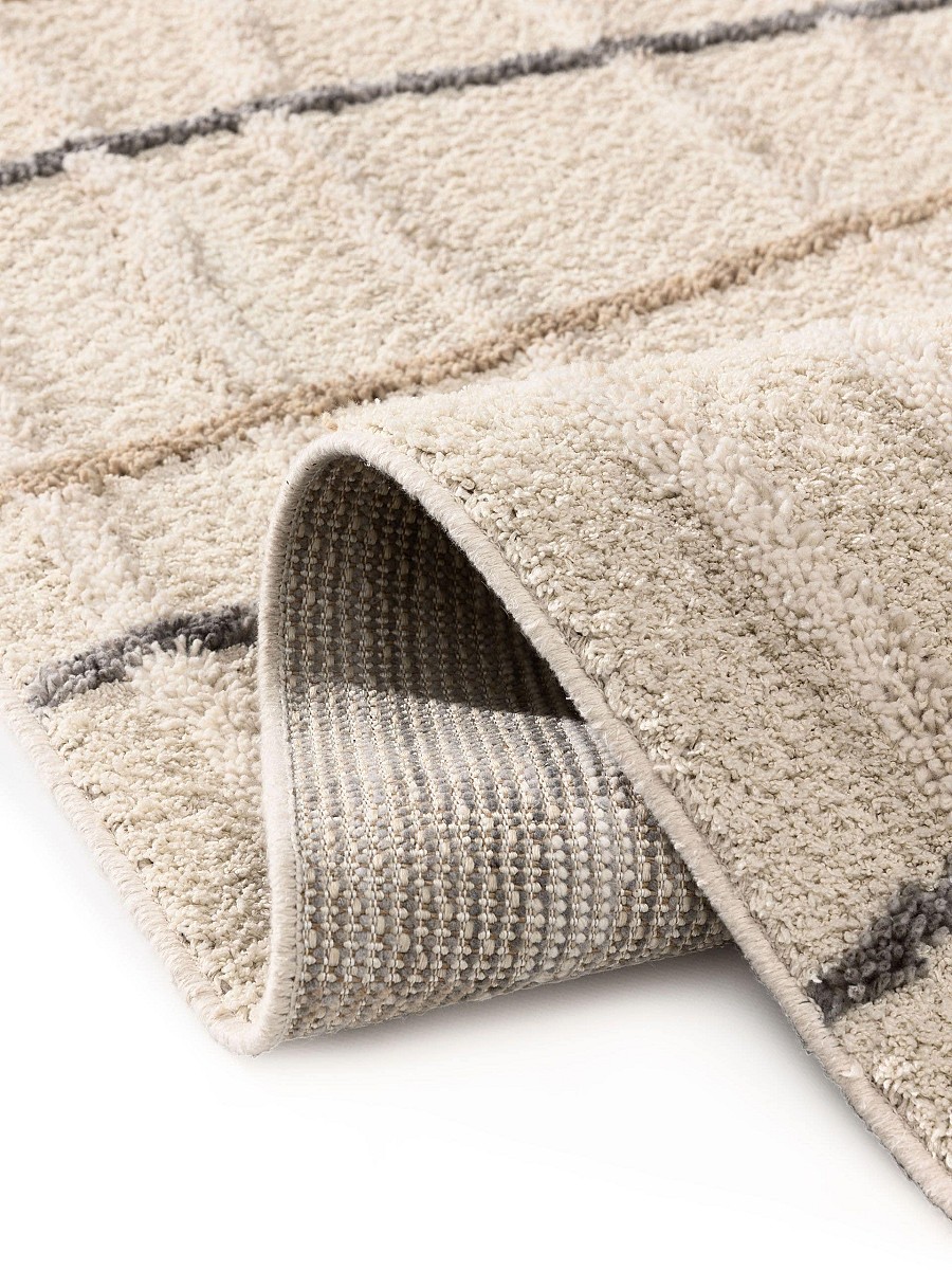 Teppich Junis Cream 15x15 cm Muster