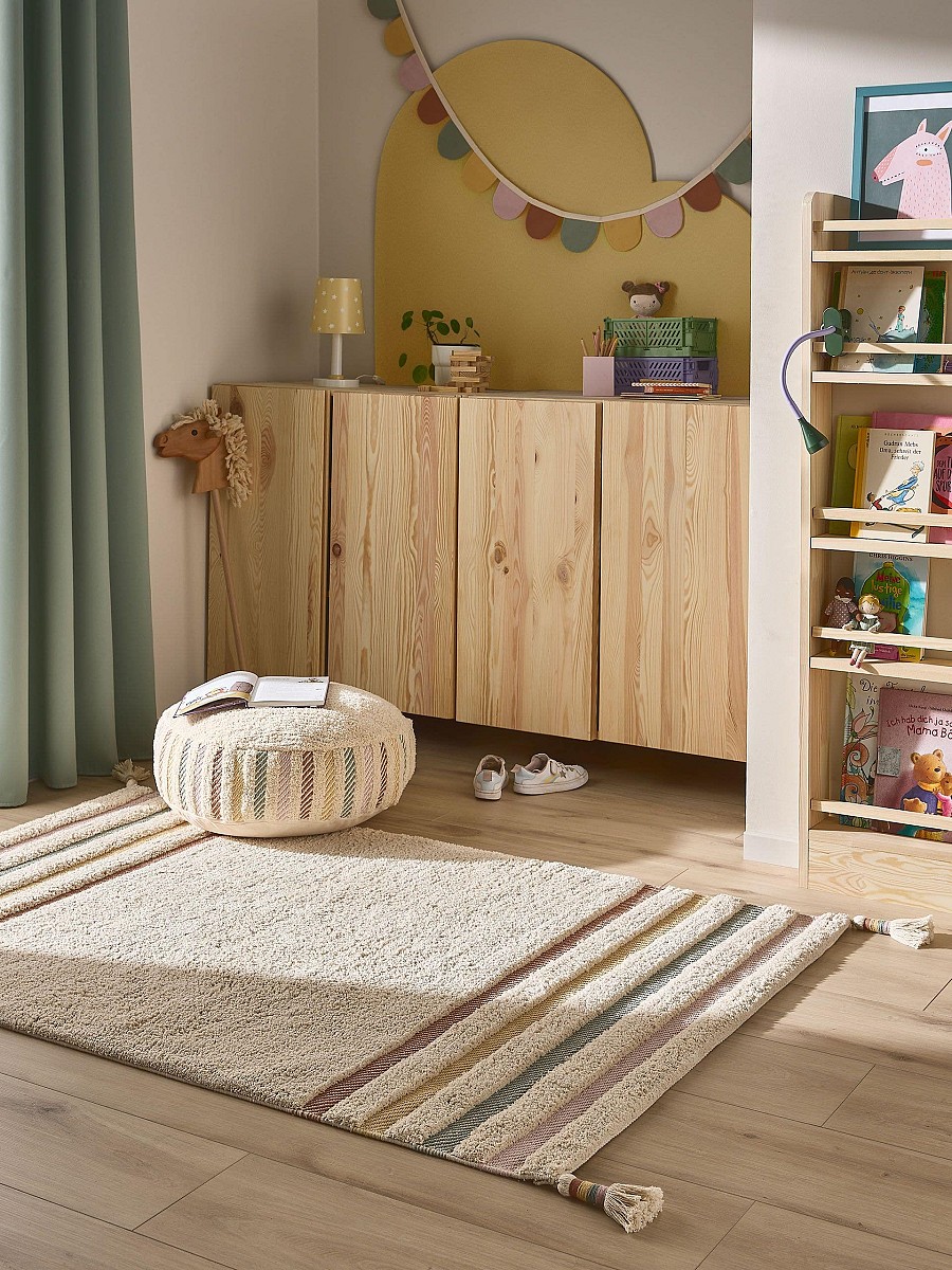 Kinderteppich Lia Multicolor 15x15 cm Muster