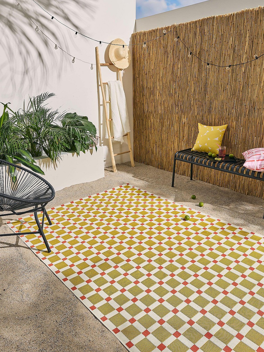 In- & Outdoor-Teppich Jovis Orange 15x15 cm Muster