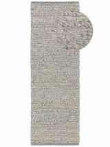 Wool Rug Lana Grey 80x250 cm