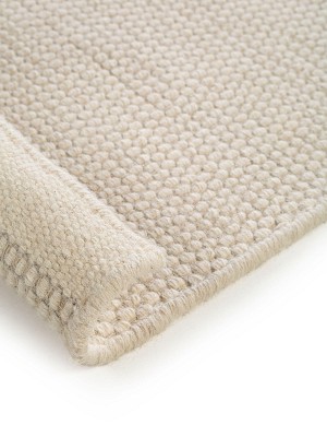 Wool Rug Rocco White 300x400 cm