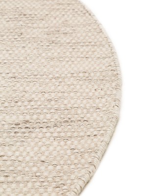 Wool Rug Rocco Cream ø 250 cm round