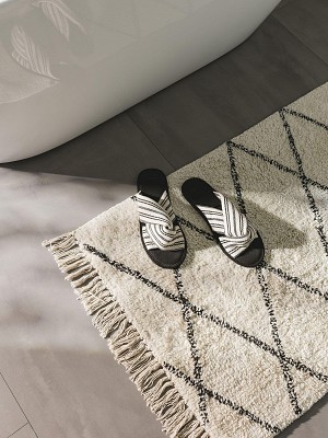 Bath Rug Naomi Cream 60x100 cm