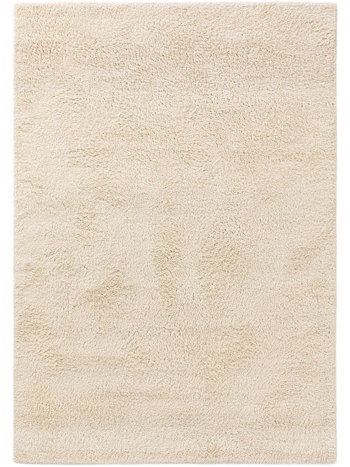 Wool Rug Berber Cream 200x300 cm