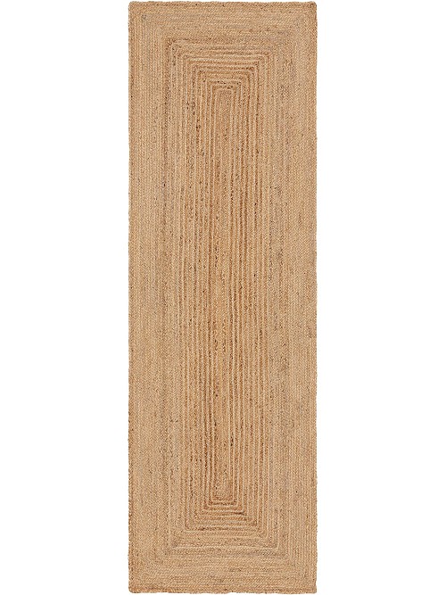 Jute Rug Jutta Light Brown 70x200 cm