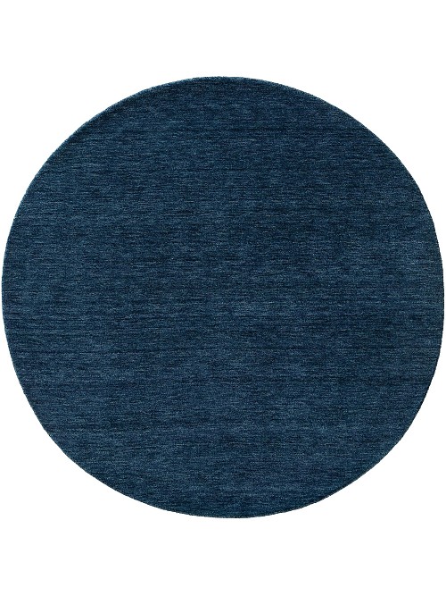 Wool Rug Jamal Blue ø 120 cm round