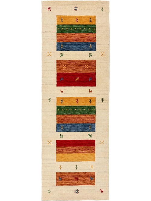 Wool Runner Jamal Multicolour/Beige 80x250 cm