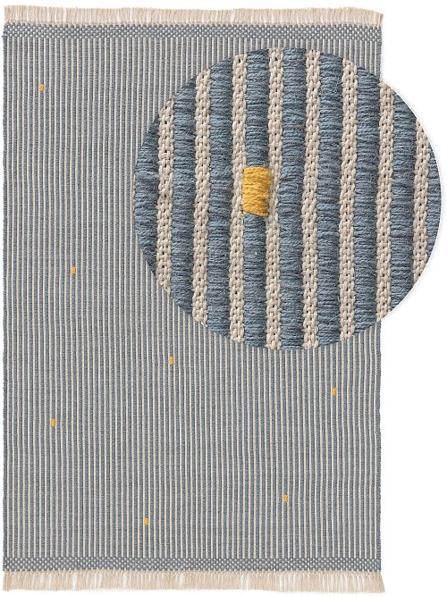 Kids rug Bruno Blue 150x220 cm
