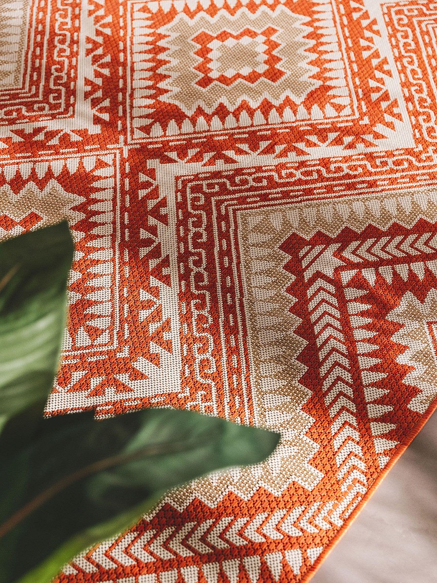 In- & Outdoor Rug Cleo Orange 300x400 cm