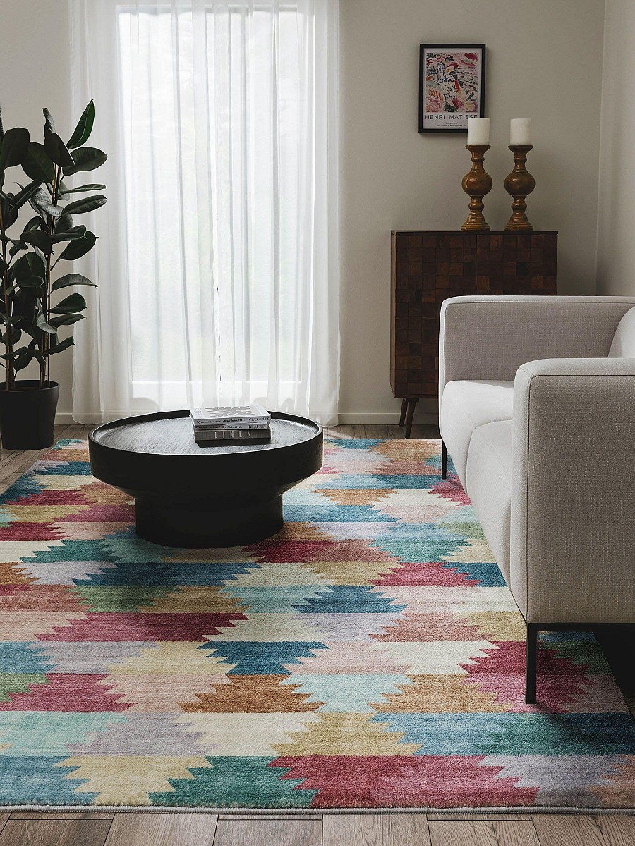 Rug Mara Multicolour/Pink 80x150 cm