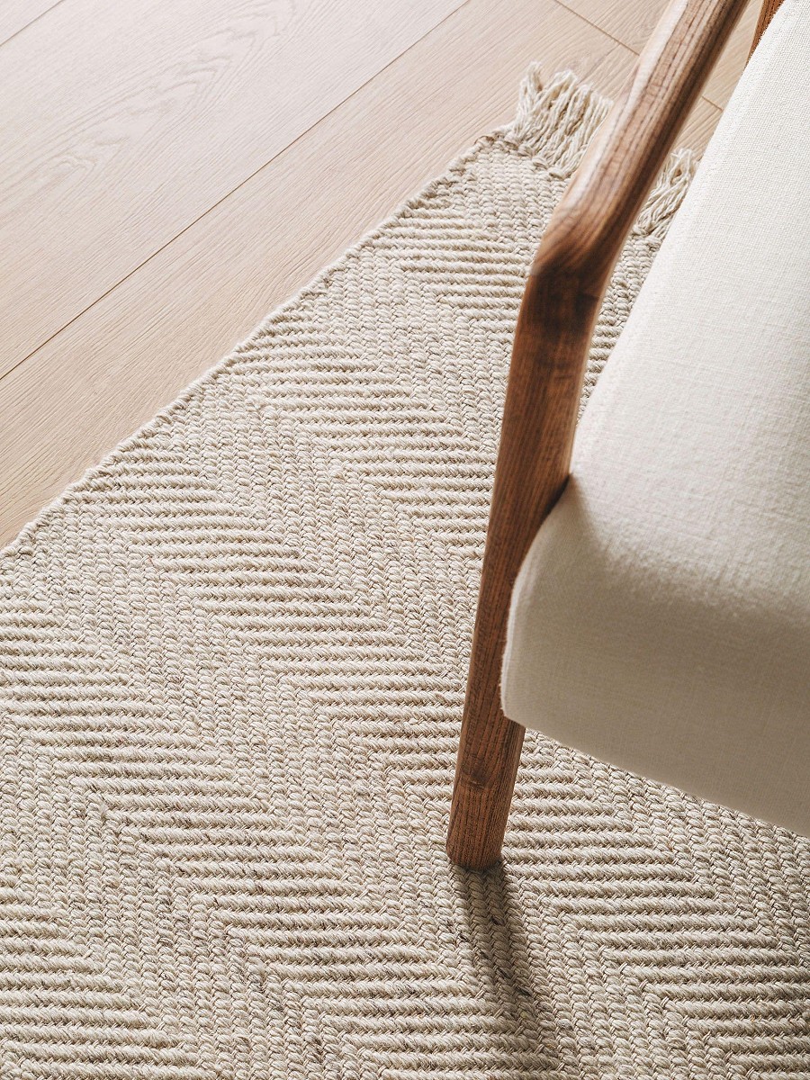 Wool Rug Lars Cream 80x150 cm