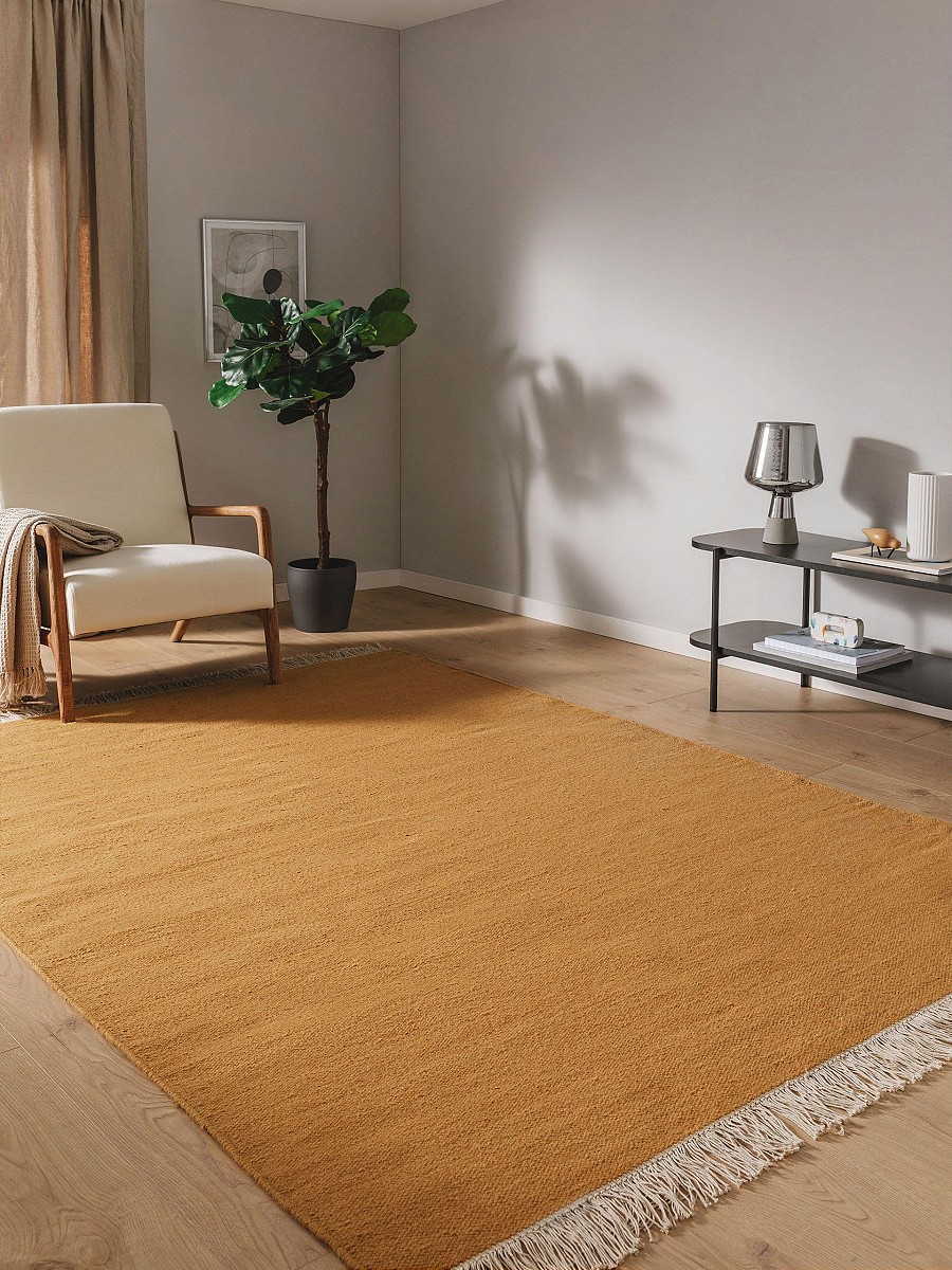 Wool Rug Liv Yellow 80x150 cm