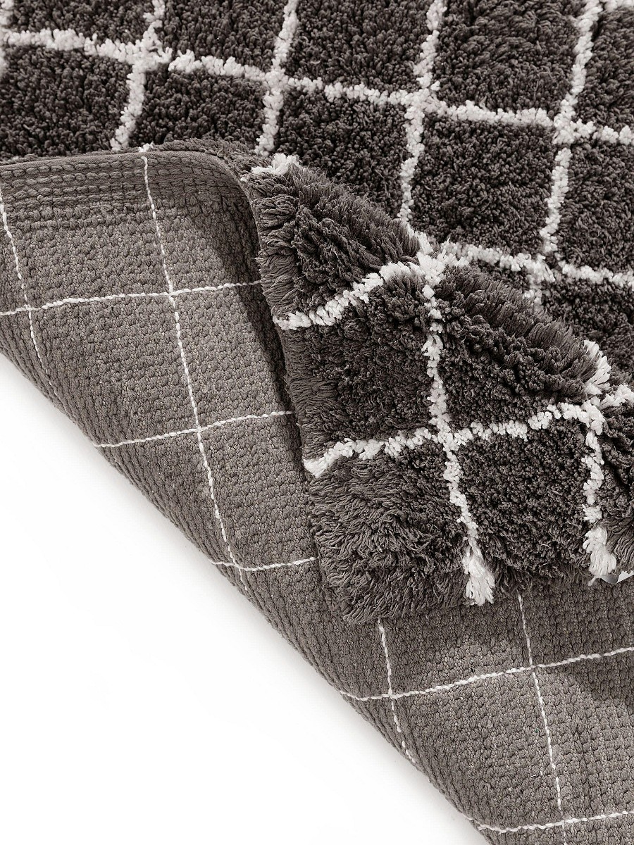 Bath Rug Wavu Grey 60x100 cm