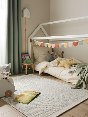 Kids rug Rocky Light Blue/White 120x170 cm