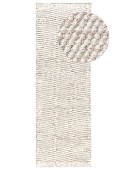 Kids rug Rocky Cream/Rose 70x200 cm