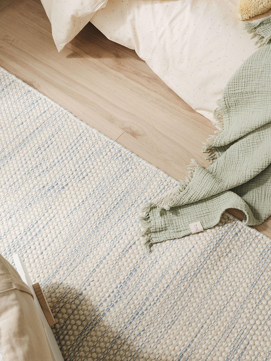 Kids rug Rocky Light Blue/White 70x200 cm