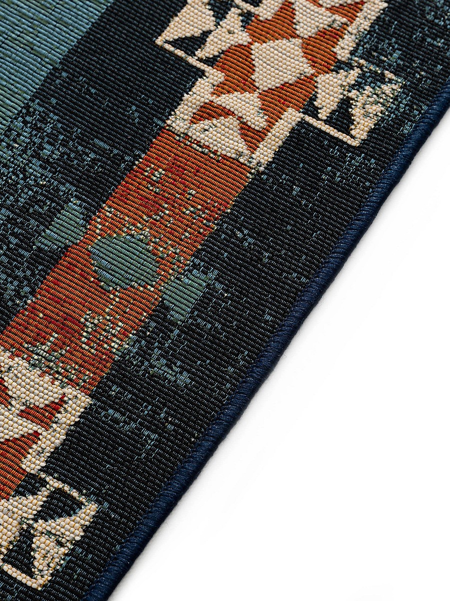 In- & Outdoor Rug Ria Multicolour/Blue 200x285 cm