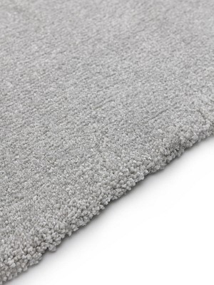 Washable Shaggy Rug Melvin Light Grey 70x200 cm