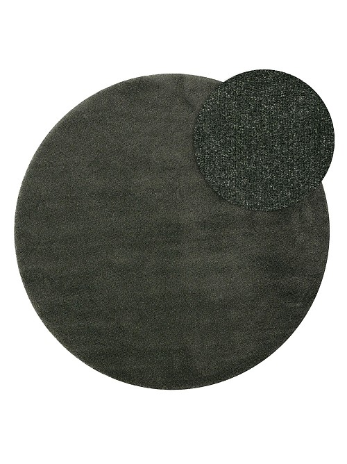 Washable Shaggy Rug Melvin Green ø 150 cm round