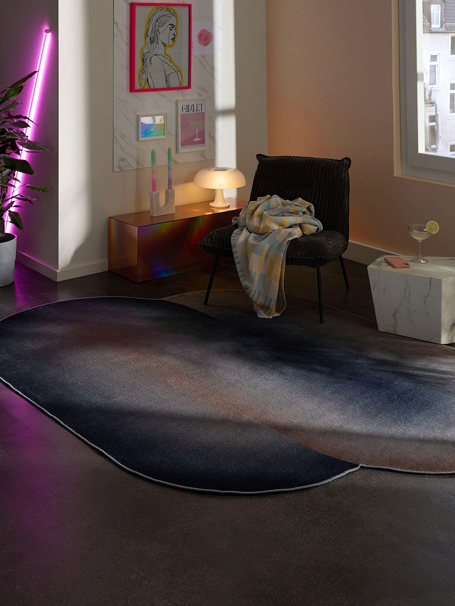 Washable Rug Luna Brown 80x150 cm