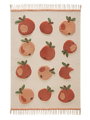 Kids rug Alma Beige/Red 80x120 cm