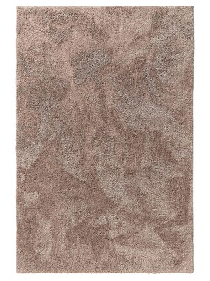 Hochflorteppich Cloudy Taupe 15x15 cm Muster