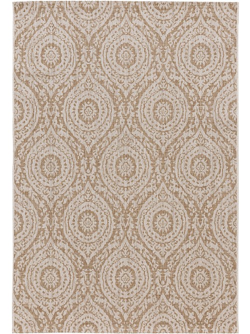 In- & Outdoor-Teppich Cleo Cream/Beige 15x15 cm Muster