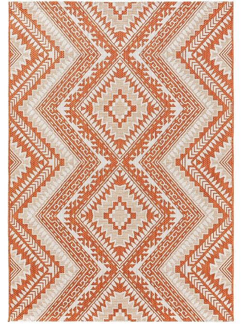 In- & Outdoor-Teppich Cleo Orange 15x15 cm Muster
