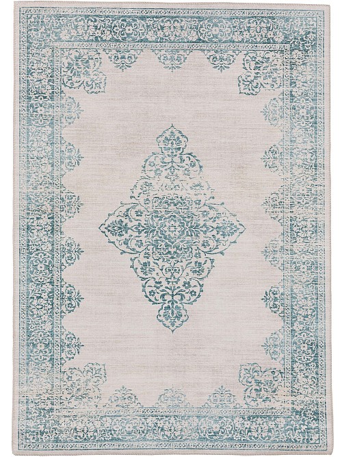 Teppich Laury Türkis 15x15 cm Muster