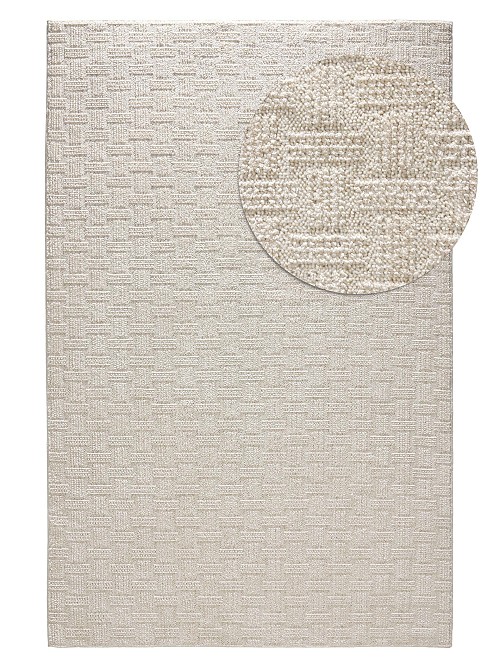 Teppich Lilibeth Cream 15x15 cm Muster