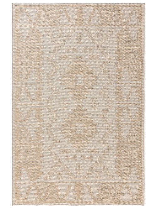 In- & Outdoor-Teppich Bronco Cream 15x15 cm Muster