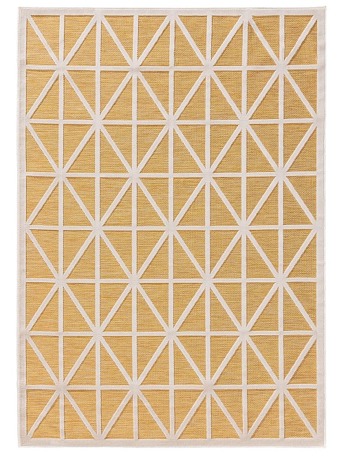 In- & Outdoor-Teppich Orion Gelb 15x15 cm Muster