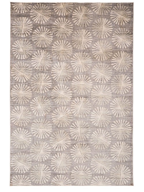 Waschbarer Teppich Milly Taupe 15x15 cm Muster
