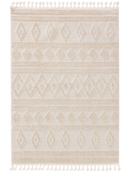 Teppich Oyo Cream/Beige 15x15 cm Muster