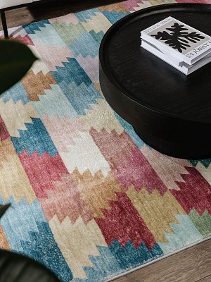 Rug Mara Multicolour/Pink 80x150 cm