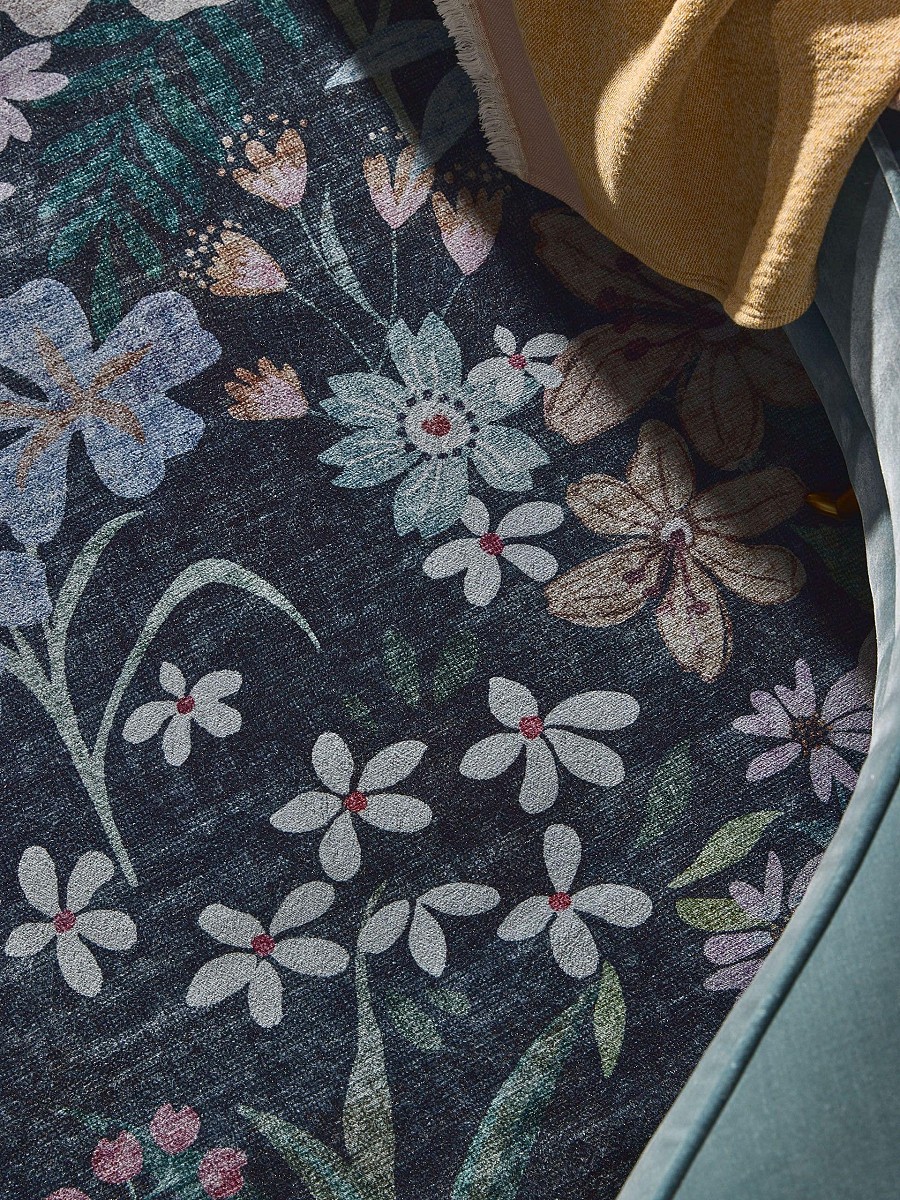Washable Rug Milly Multicolour/Black 200x300 cm